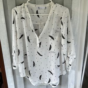 DR2 flowy 3/4 sleeve top